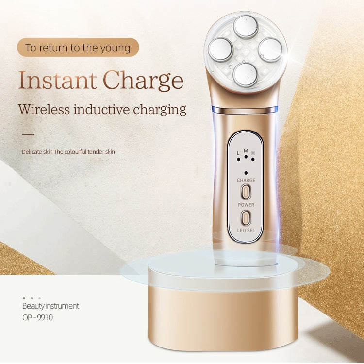 K-SKIN OP9910 Masseur Facial Anti-âge Raffermissant RF EMS pour Usage Domestique, Technologie EMS, 3 Niveaux Réglables, Anti-rides
