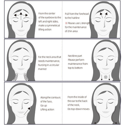 K-SKIN OP9910 Masseur Facial Anti-âge Raffermissant RF EMS pour Usage Domestique, Technologie EMS, 3 Niveaux Réglables, Anti-rides