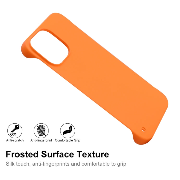 For iPhone 12 / 12 Pro ENKAY Matte Frameless Hard PC Case(Black)