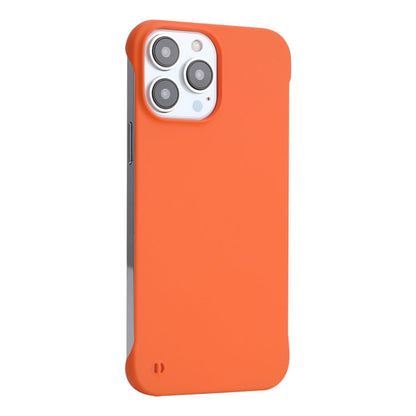 For iPhone 13 Pro Max ENKAY Matte Frameless Hard PC Case (Orange)