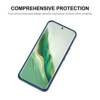 Pour la coque de téléphone antichoc souple en silicone liquide ENKAY For Honor Magic6 (vert clair)