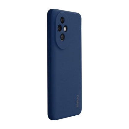 For Honor 200 ENKAY Liquid Silicone Soft Shockproof Phone Case(Dark Blue)