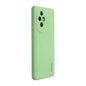 Coque de téléphone antichoc souple en silicone liquide ENKAY pour Honor 200 (Vert clair)