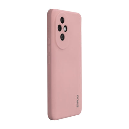 For Honor 200 ENKAY Liquid Silicone Soft Shockproof Phone Case(Pink)