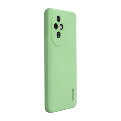 For Honor 200 Pro ENKAY Liquid Silicone Soft Shockproof Phone Case(Light Green)