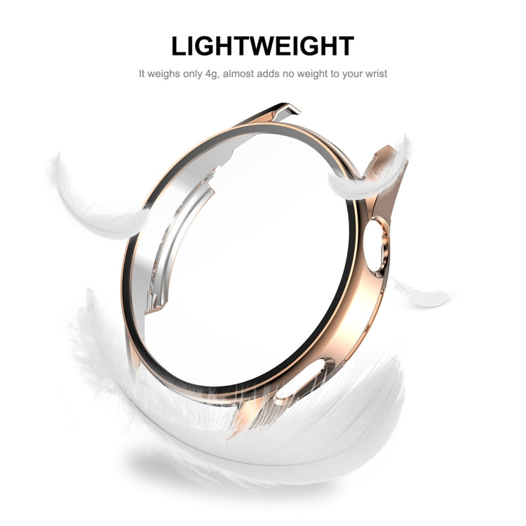 For Huawei Watch GT 3 46mm ENKAY PC Frame + Tempered Glass Protector Composite Case(Pink)