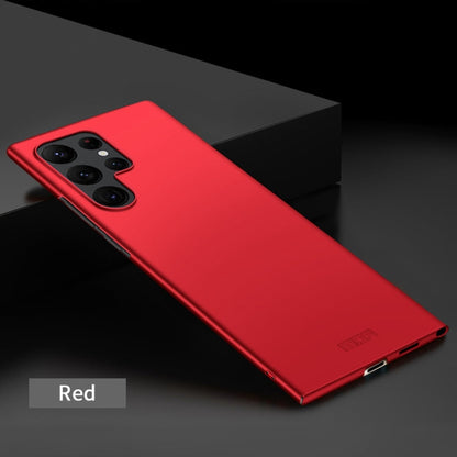 For Samsung Galaxy S22 Ultra 5G MOFI Frosted PC Ultra-thin Hard Case(Red)