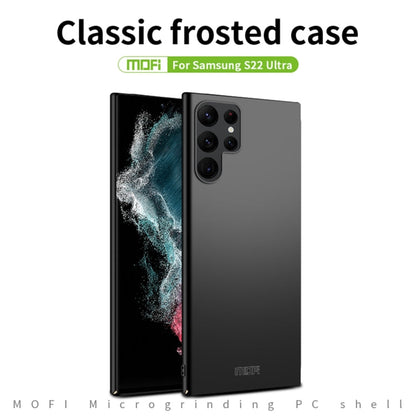 For Samsung Galaxy S22 Ultra 5G MOFI Frosted PC Ultra-thin Hard Case(Red)