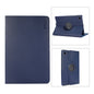 Pour Samsung Galaxy Tab A8 10.5 2021 X200/X205 ENKAY Étui intelligent en cuir Litchi rotatif à 360 degrés (Bleu foncé)