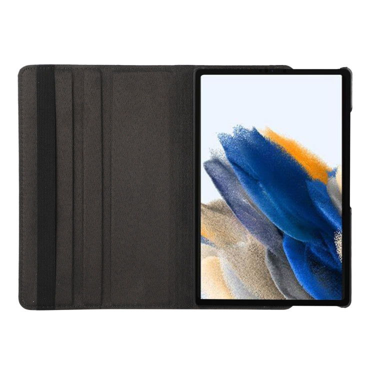 Pour Samsung Galaxy Tab A8 10.5 2021 X200/X205 ENKAY Étui intelligent en cuir litchi à rotation à 360 degrés (Beige)