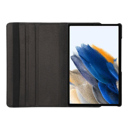 Pour Samsung Galaxy Tab A8 10.5 2021 X200/X205 ENKAY Étui intelligent en cuir litchi à rotation à 360 degrés (Beige)