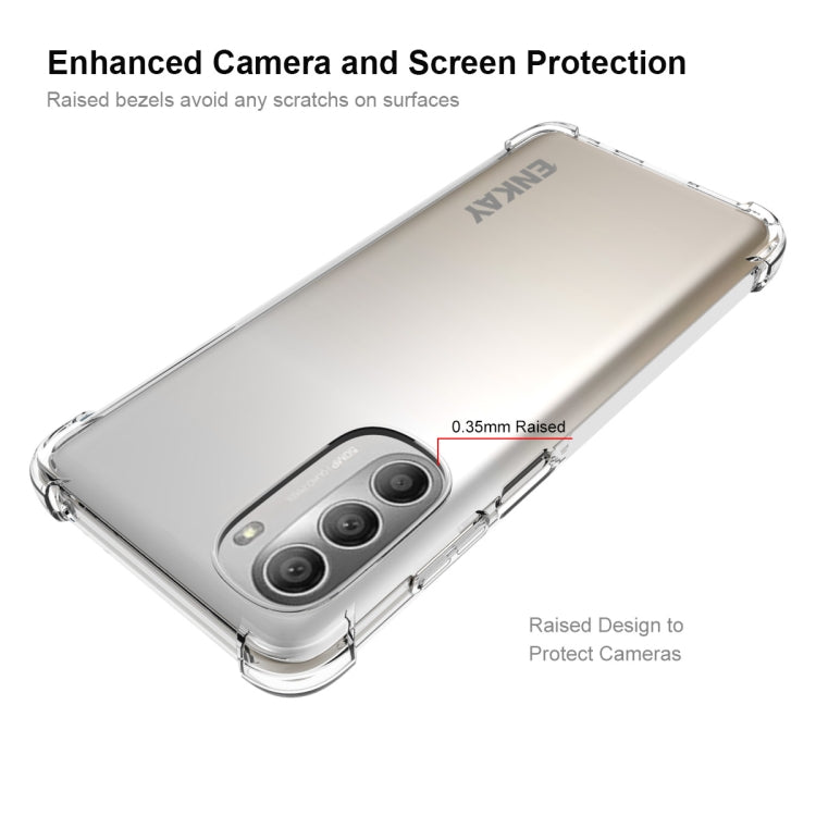 For Motorola Moto G Stylus 5G 2022 ENKAY Clear TPU Shockproof Case