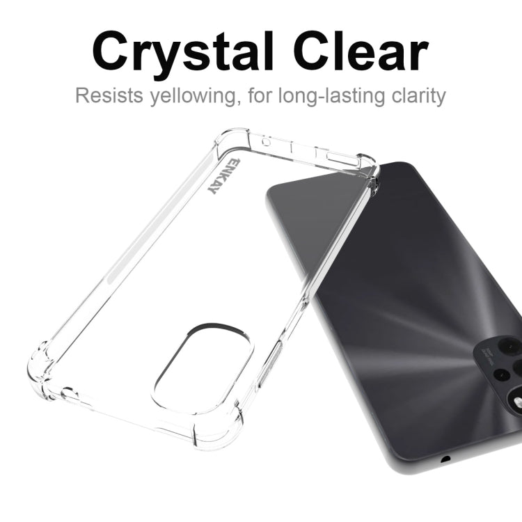 For Motorola Moto G22 4G ENKAY Clear TPU Shockproof Case