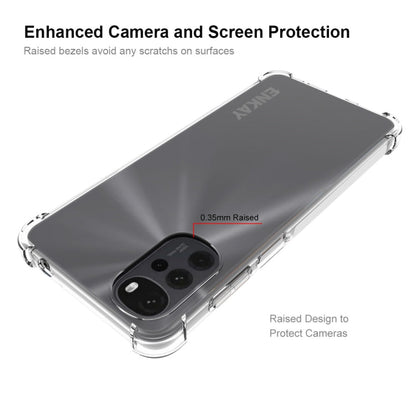 For Motorola Moto G22 4G ENKAY Clear TPU Shockproof Case