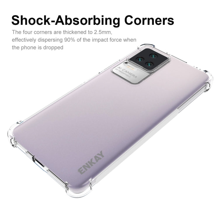 For Xiaomi Redmi K40S ENKAY Clear TPU Shockproof Case