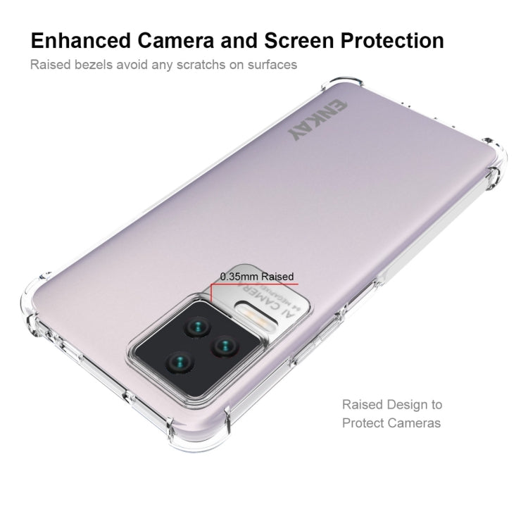 For Xiaomi Redmi K40S ENKAY Clear TPU Shockproof Case