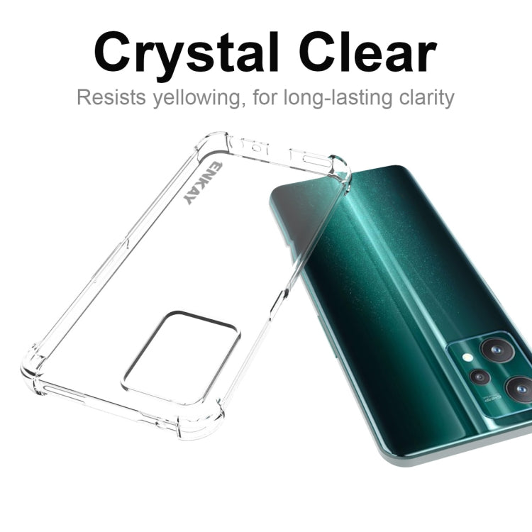 For Realme 9 Pro ENKAY Clear TPU Shockproof Case Soft Anti-slip Cover