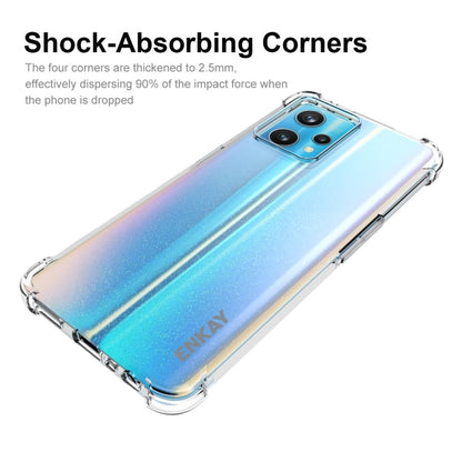 For Realme 9 Pro+ ENKAY Clear TPU Shockproof Case Soft Anti-slip Cover