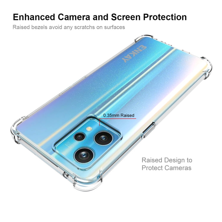 For Realme 9 Pro+ ENKAY Clear TPU Shockproof Case Soft Anti-slip Cover