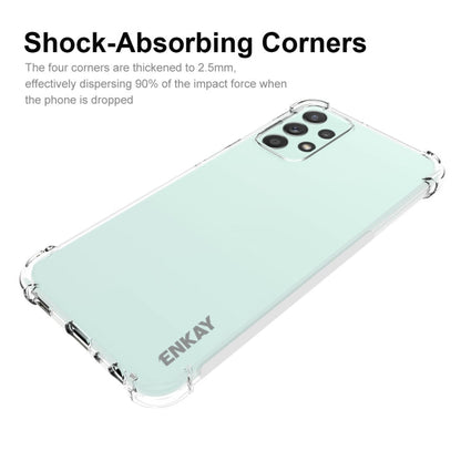 For Samsung Galaxy A23 ENKAY Clear TPU Shockproof Case