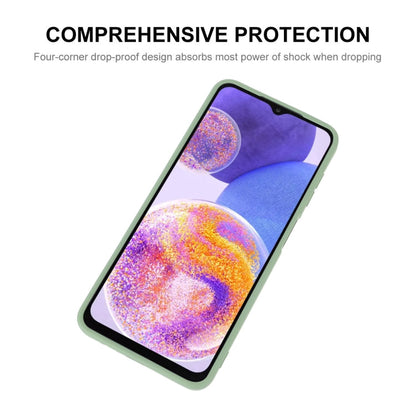 For Samsung Galaxy A23 ENKAY Liquid Silicone Soft Shockproof Phone Case(Black)