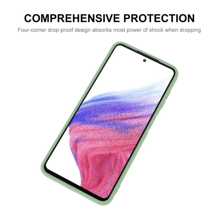 For Samsung Galaxy A53 5G ENKAY Liquid Silicone Soft Shockproof Phone Case(Pink)