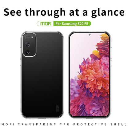 Pour Samsung Galaxy S20 FE / S20 FE 2022 MOFI Série Ming Coque de téléphone en TPU ultra-mince (transparent)
