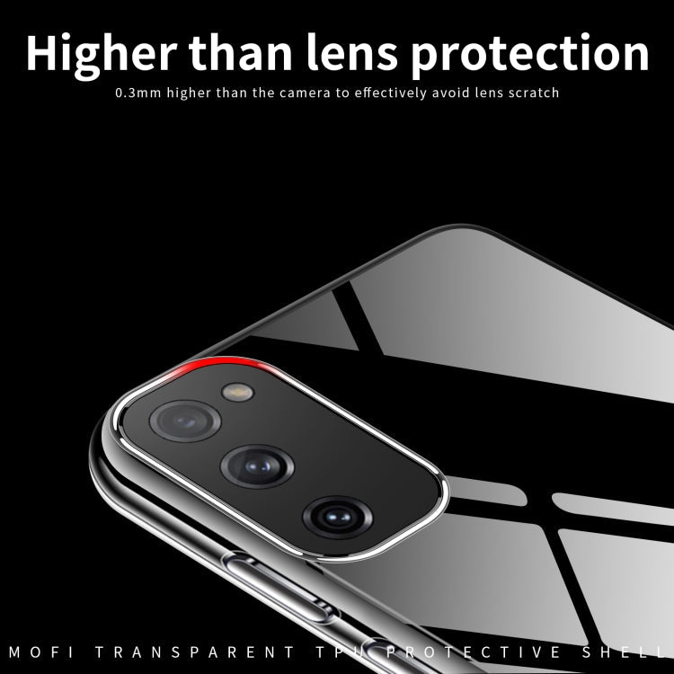 Pour Samsung Galaxy S20 FE / S20 FE 2022 MOFI Série Ming Coque de téléphone en TPU ultra-mince (transparent)