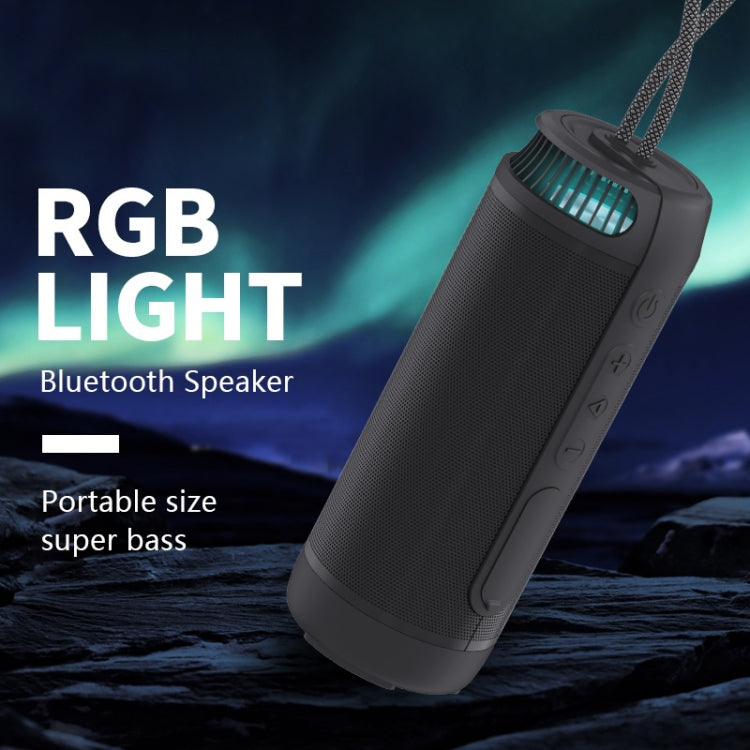 NewRixing NR9015 14W Portable IPX6 Waterproof TWS Stereo Bluetooth Speaker(Black)