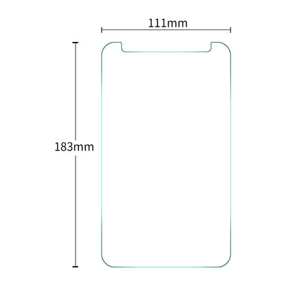 2 PCS ENKAY 183 x 111mm 7.0 inch Universal 0.3mm Explosion-proof Tempered Glass Film