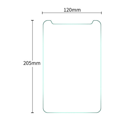 ENKAY 205 x 120mm Universal 8.0 inch 0.3mm Explosion-proof Tempered Glass Film