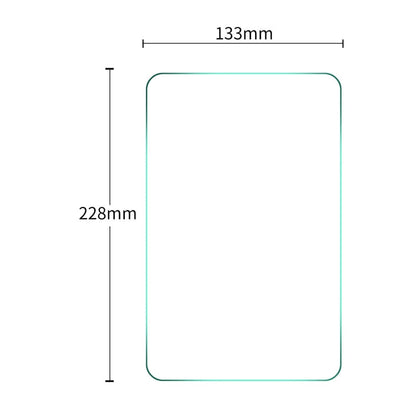ENKAY 228 x 133mm Universal 9.0 inch 0.3mm Explosion-proof Tempered Glass Film