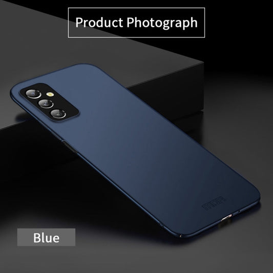 Pour Samsung Galaxy M52 5G Coque Rigide Ultra-fine MOFI Frosted PC (Bleu)