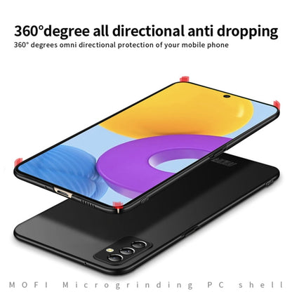 Pour Samsung Galaxy M52 5G Coque Rigide Ultra-fine Givrée MOFI en PC (Rouge)