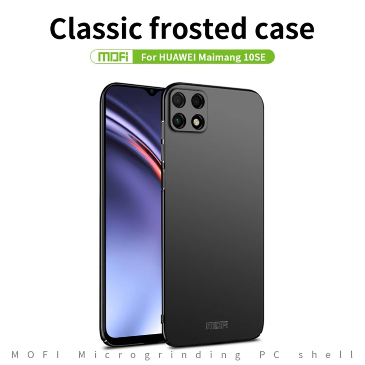 Pour Huawei Maimang10 SE Coque Rigide Ultra-fine MOFI PC Givré (Or Rose)