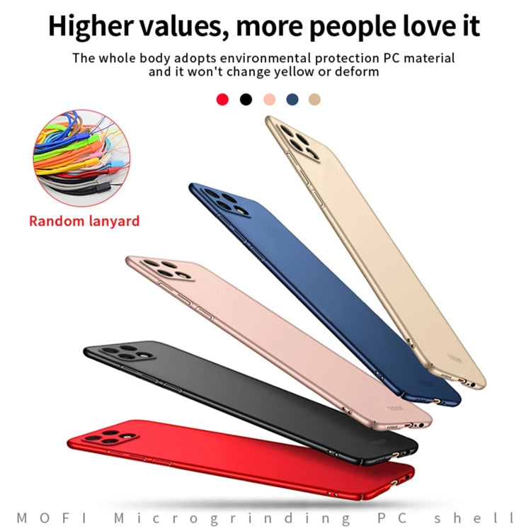 Pour Huawei Maimang10 SE Coque Rigide Ultra-fine MOFI PC Givré (Or Rose)