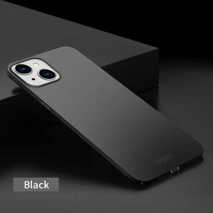 For iPhone 14 Plus MOFI Frosted PC Ultra-thin Hard Case  (Black)