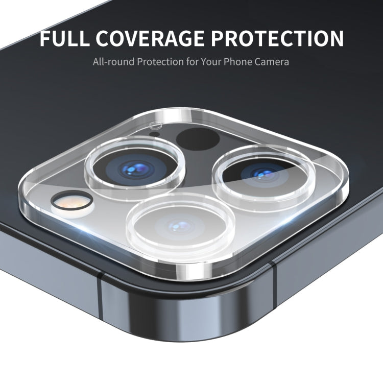 2 PCS ENKAY Hat-Prince 9H Rear Camera Lens Tempered Glass Film for iPhone 14 Pro / 14 Pro Max