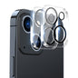 2 PCS ENKAY Hat-Prince 9H Rear Camera Lens Tempered Glass Film for iPhone 14 / 14 Max