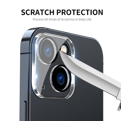 2 PCS ENKAY Hat-Prince 9H Rear Camera Lens Tempered Glass Film for iPhone 14 / 14 Max