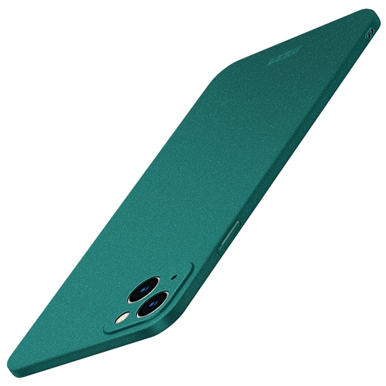 For iPhone 14 MOFI Fandun Series Frosted PC Ultra-thin Phone Case(Green)