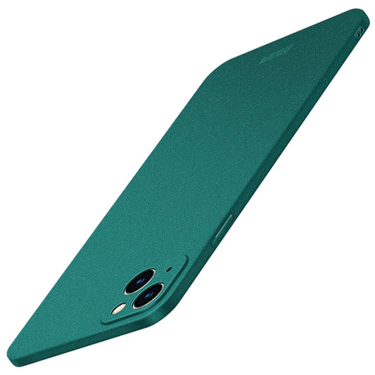 For iPhone 14 MOFI Fandun Series Frosted PC Ultra-thin Phone Case(Green)