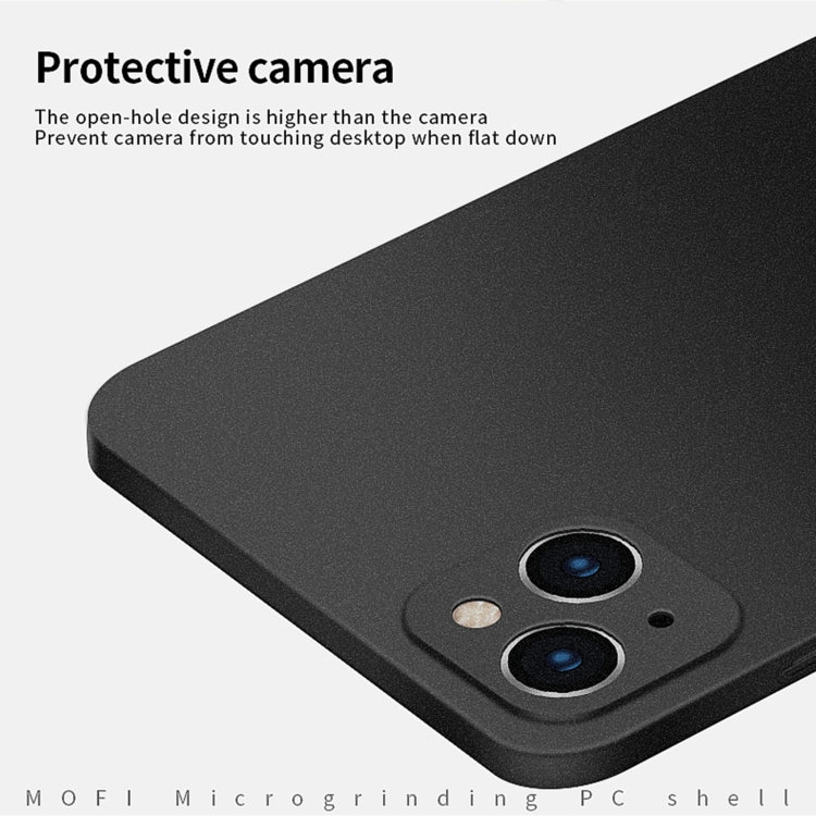 For iPhone 14 MOFI Fandun Series Frosted PC Ultra-thin Phone Case(Green)