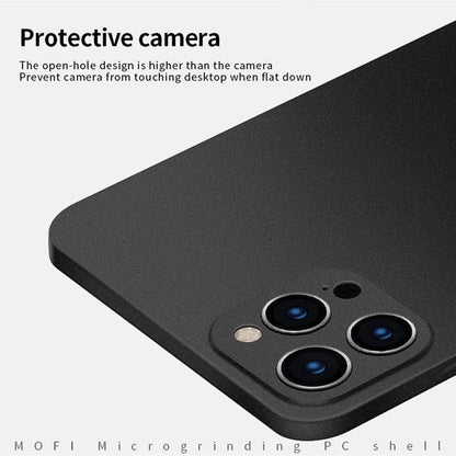 For iPhone 14 Pro MOFI Fandun Series Frosted PC Ultra-thin Phone Case(Gray)