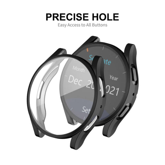 Pour Samsung Galaxy Watch5 40mm Coque Souple ENKAY Hat-Prince en TPU Électroplaqué à Couverture Complète (Gris)