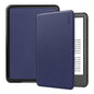 Pour Amazon Kindle 2022 Gen11 ENKAY Étui intelligent en cuir texturé Custer (bleu foncé)
