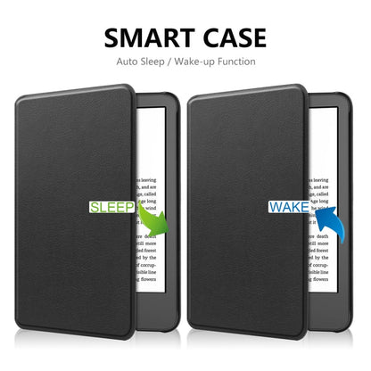 For Amazon Kindle 2022 Gen11 ENKAY Custer Texture Leather Smart Case(Red)