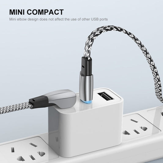 Câble tressé de données à charge rapide ENKAY Hat-Prince 30W USB C / Type-C vers 8 broches 3A, Longueur : 2 m
