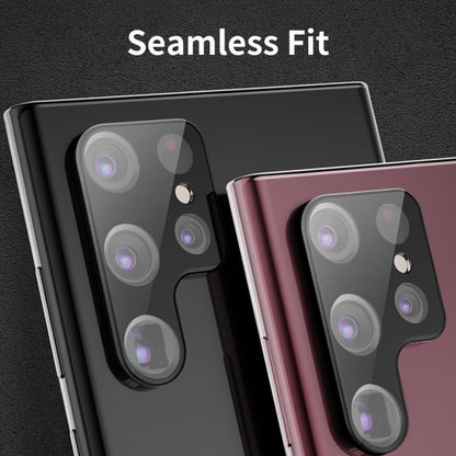 1pc For Samsung Galaxy S23 Ultra 5G ENKAY 9H Rear Camera Lens Tempered Glass Film(Black)