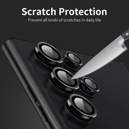 For Samsung Galaxy S23 Ultra 5G ENKAY Rear Lens Aluminium Alloy Tempered Glass Film(Red)
